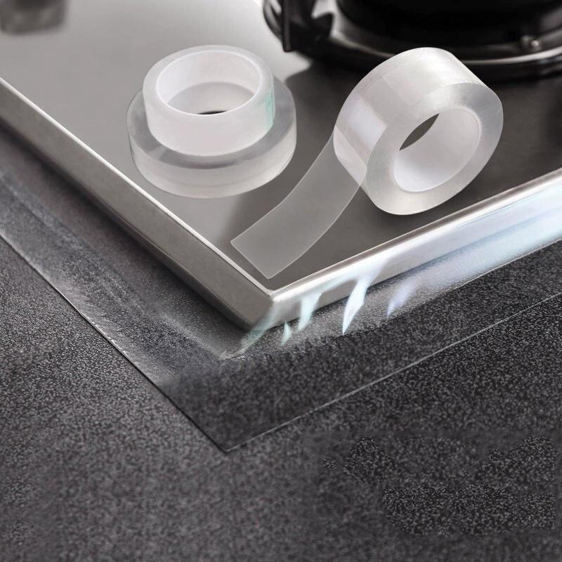 3M/5M/10M Single Side Self-Adhesive Nano Tape Waterproof And Stain-Resistant Kitchen Bathroom Sink Caulk Strip Transparent Tape