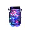 Mason Jar Solar Lamp With Solar Panel IP65 Waterproof Hanging Light Outdoor Christmas Wedding Birthday Party Garden Decor