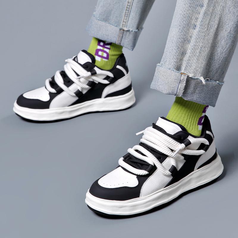 Mode Luxusmarke Herrenschuhe Bequeme Schnürschuhe Rutschfeste Freizeitschuhe für Herren Sneaker Italien Laufschuh Vulkanisierter Schuh Tennis Masculino