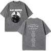 Alex Warren 2026 Tour Graphic Merch Vintage Washed T Shirt Men Women Hip Hop Fashion Tshirts Short Sleeve Cotton Loose T Shirts