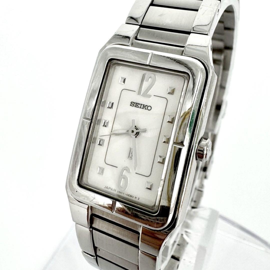 

[USED] Battery SEIKO lk Lucia Silver Women s Square Watch