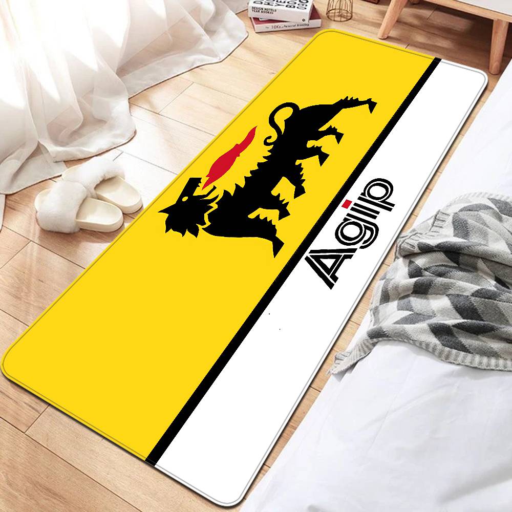 

A-Agips-S E-Eni-S Racing Car Bathroom Mat Kids Room Bedroom Decoration Balcony Anti-Slip Doormat Living Room Welcome Rug 40x60cm