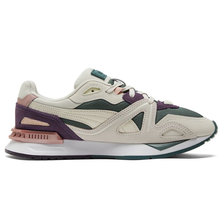 Puma Mirage Mox Suede Ivory Glow Silver Pine Unisex Sneakers Grey 381000-03