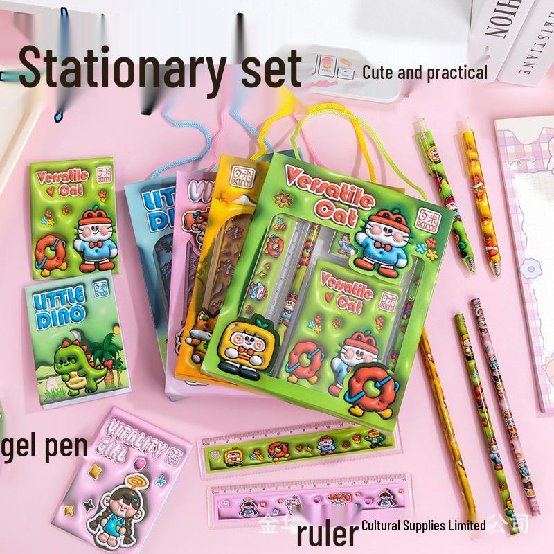 Kids' Stationery Set: Pencil Case for Back To School & Gifts