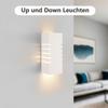 Up-and-Down Wall Sconce - NETTLIFE - Modern Design - White - Metal - E14