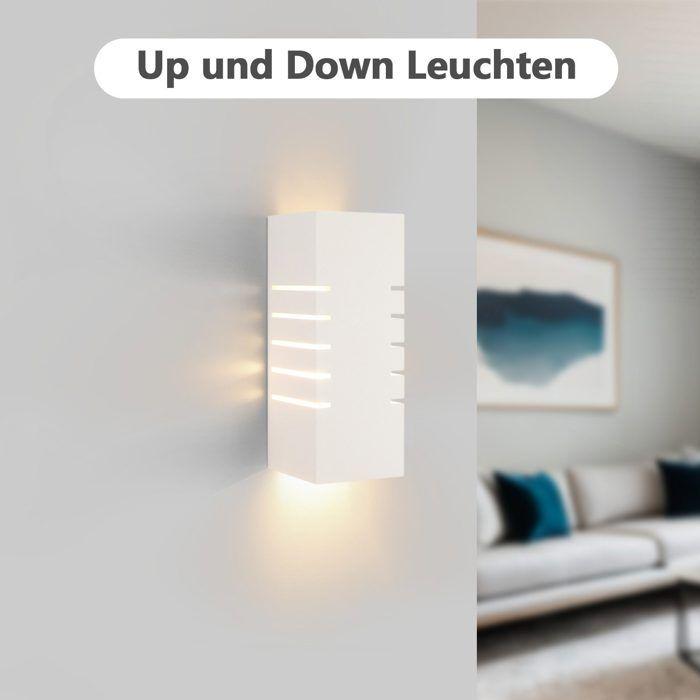 Up-and-Down Wall Sconce - NETTLIFE - Modern Design - White - Metal - E14