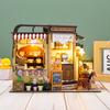 Diy Wooden Doll Houses Miniature Assembly Model Building 3D Puzzle Room Bedroom Kit Dollhouse With Furniture For Christmas Gifts