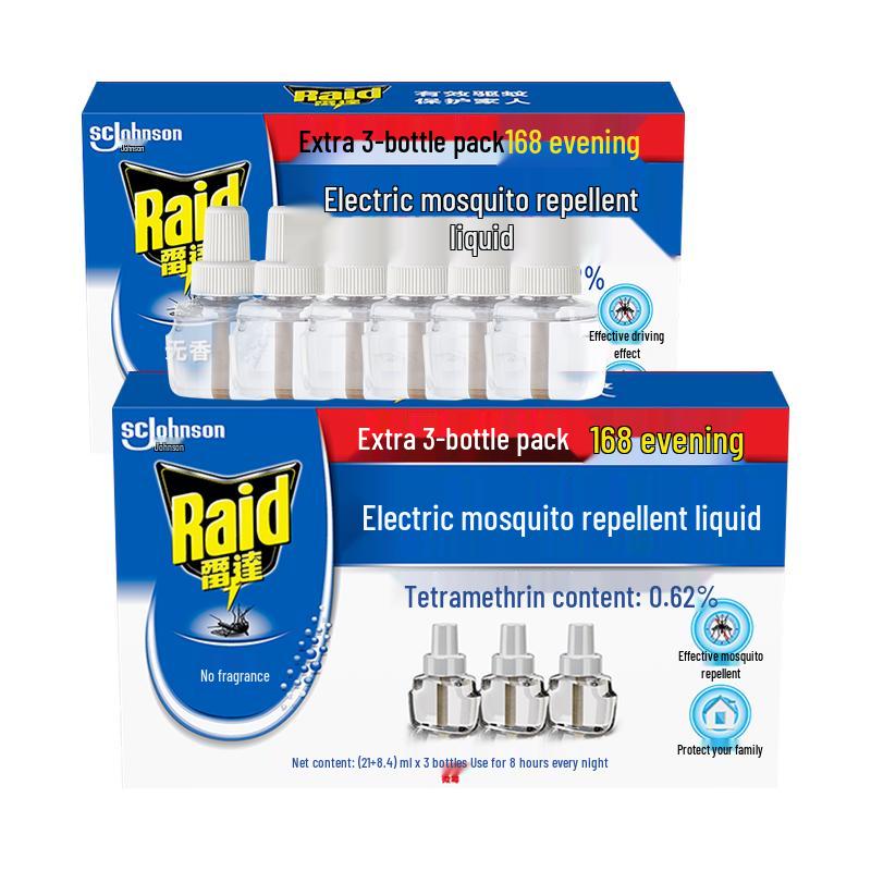 RAID Unscented Electric Mosquito Liquid Repellent