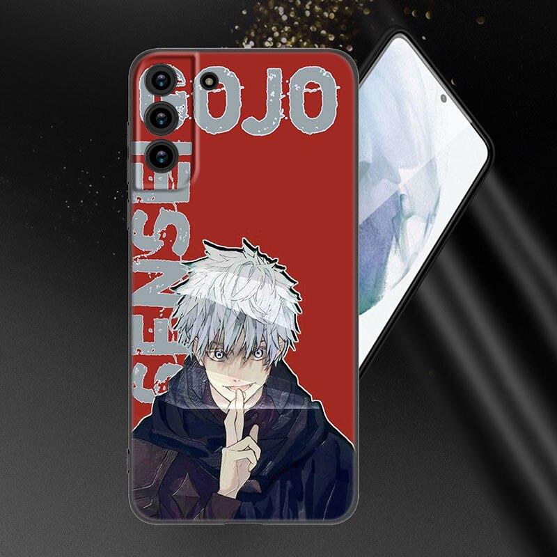 

Чехол для телефона Jujutsu Kaisen с аниме для Samsung Galaxy S20 S21 FE S22 Ultra S10 Lite S10E S9 S8 Plus S7 Edge, мягкий черный чехол из ТПУ Samsung S10E