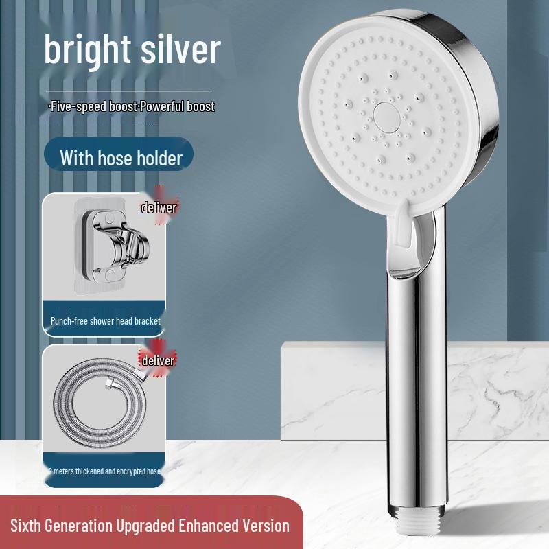High-Pressure 5-Speed Handheld Shower and Faucet Set