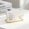 Iron Business Card Holder Tabletop Metal Name Card Rack Portable Card Organizer  Hotel Reception