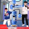 AIBEIJIAN Boxing Reaction Trainer with Speed Ball and Strike Target