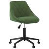 Day and Night - Day and Night Dark Green Velvet Swivel Dining Chair