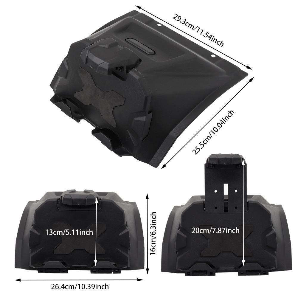Electronic Tablet Device Holder w/ Storage Box For 20-23 Kawasaki Teryx KRX 1000