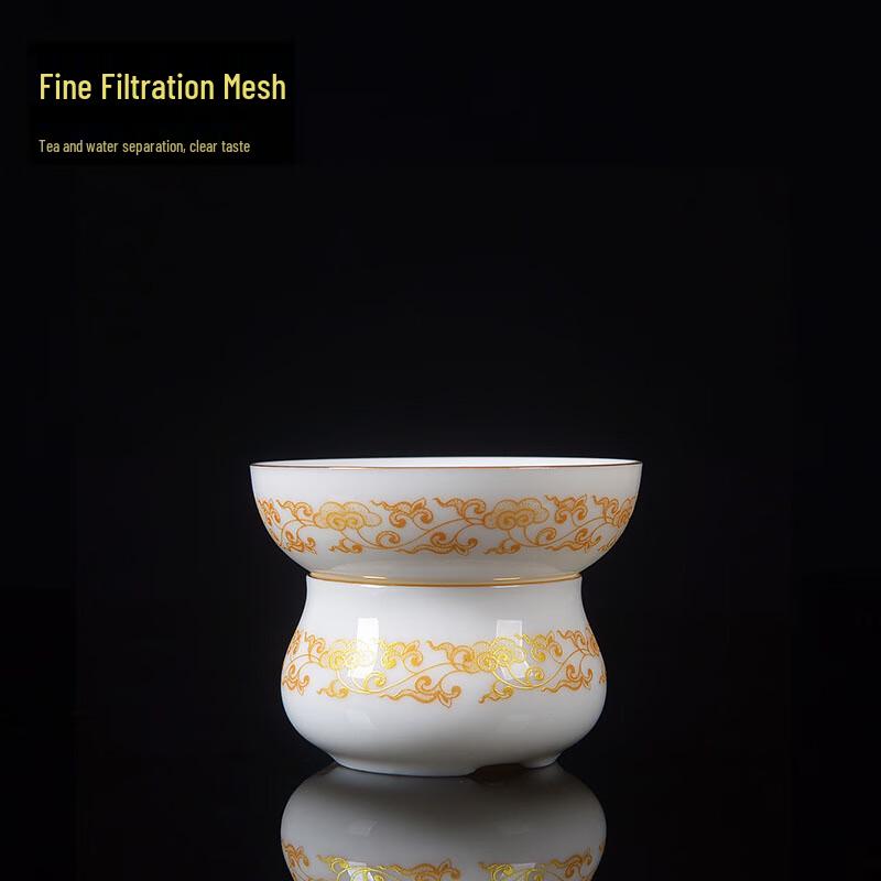 Ailan Huijia MY Mutton Fat Jade Ceramic Kung Fu Tea Set