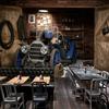 Vintage Wallpaper 3D Stereo Retro Car Mural Restaurant Cafe Living Room Creative Decor 3D Wall Paper