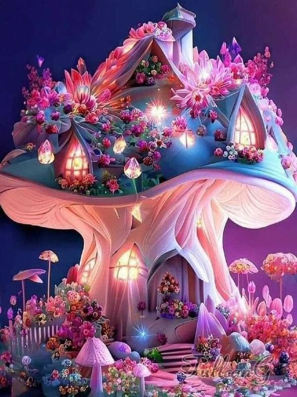 Diy 5D Diamant Pictură Vanzare Beach View House Full Square Round Drill Broderie cu strass Fantasy Cottage Mozaic Kit cusaturi de cruce Decor de perete AA4649