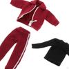 1/12 Male Action Figure Clothes Three Piece Set Base Shirt Pants Fashion Jacket Coat Miniature Men's
