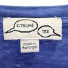 KITSUNE Made in Portugal Short sleeve T-shirt S blue Men's Used
