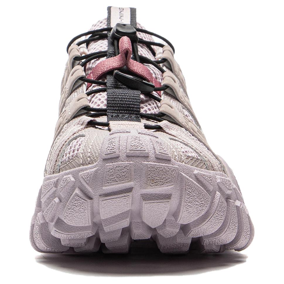 Li Ning Sand Dune Breathable And Lightweight River Trekking Shoes Women's Pink Purple AGCV120-3