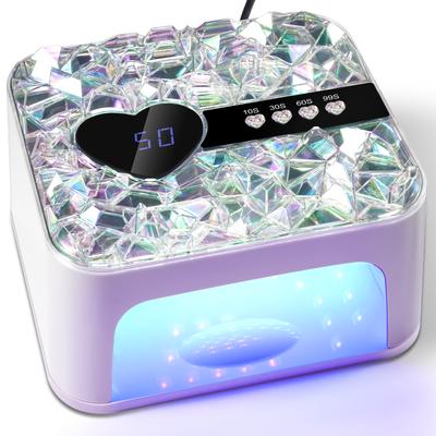 Professional UV Nail Lamp 45 LED Nail Polish Dryer with Timer Sensor Quick Curing Gel Nail Polish LED Light for Nail Salon Tools