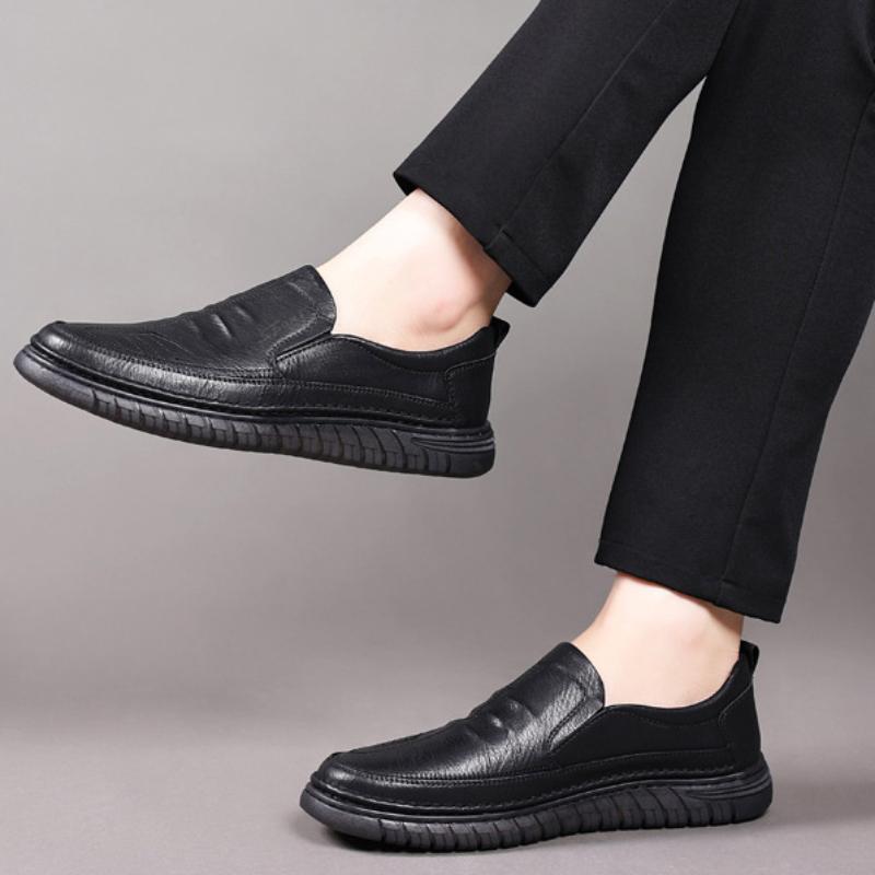 Men Casual Formal Business Shoes Fashion Men's Loafers Leather Flats Classics Driving Shoes Platform Footwear Shoes