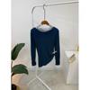 C S In The Room Oni Ribbed Lip neCk aSymmetriCal Long Sleeve Knit 7Color