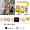 32-inch Gold Digital Foil Balloon Set Wine Glass Love Pentagram Balloon Boy Girl Birthday Party Decor Supplies Baby Shower 2025