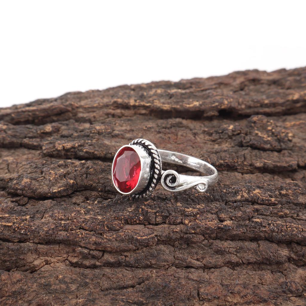 Pink Rubellite Gemstone Jewelry, 925 Solid Sterling Silver Ring, Beautiful Silver Ring, Handmade Healing Ring For Women
