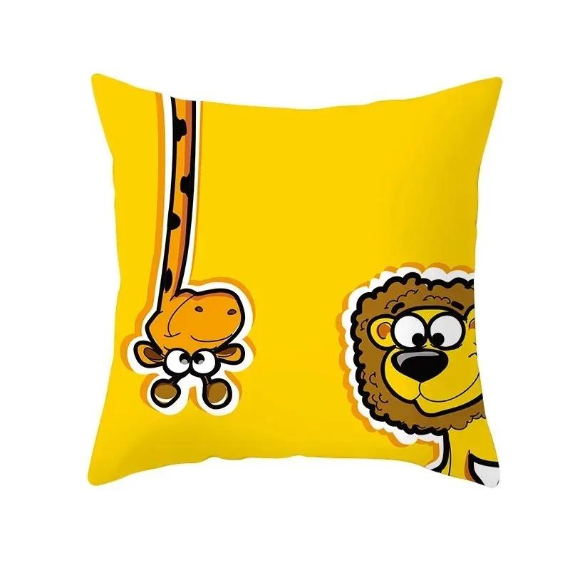 Fairy Tale World Cartoon Pillowcase Car Ornaments Office Living Room Sofa Home Pillowcase