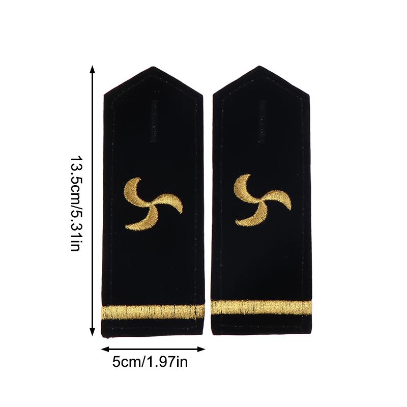 1 pár Ozdoba na oblečení Epolety Nárameníky Námořník Řemeslné Ramenní nášivky DIY Oblečení Dekor Doplňky