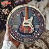 D Flat Bass Guitar Knowledge Chart MusicThemed BadgeInstrument Knowledge Collectible Display Professional Wall Art