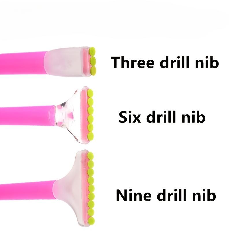 3pcs Diamond Paint Water Diamond Pick up Pen Three Beads Six Beads Nine Beads DIY Quick Paste Gemstone Pick up Pen Diamond Brush
