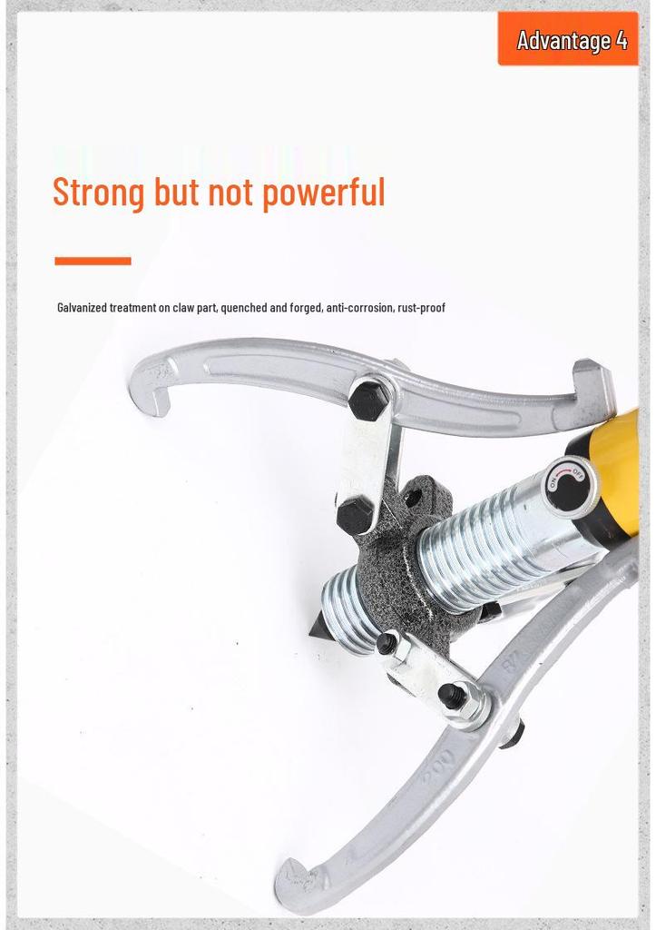 Three-Jaw Hydraulic Puller, Integrated Wheel Puller, Manual Hydraulic Puller