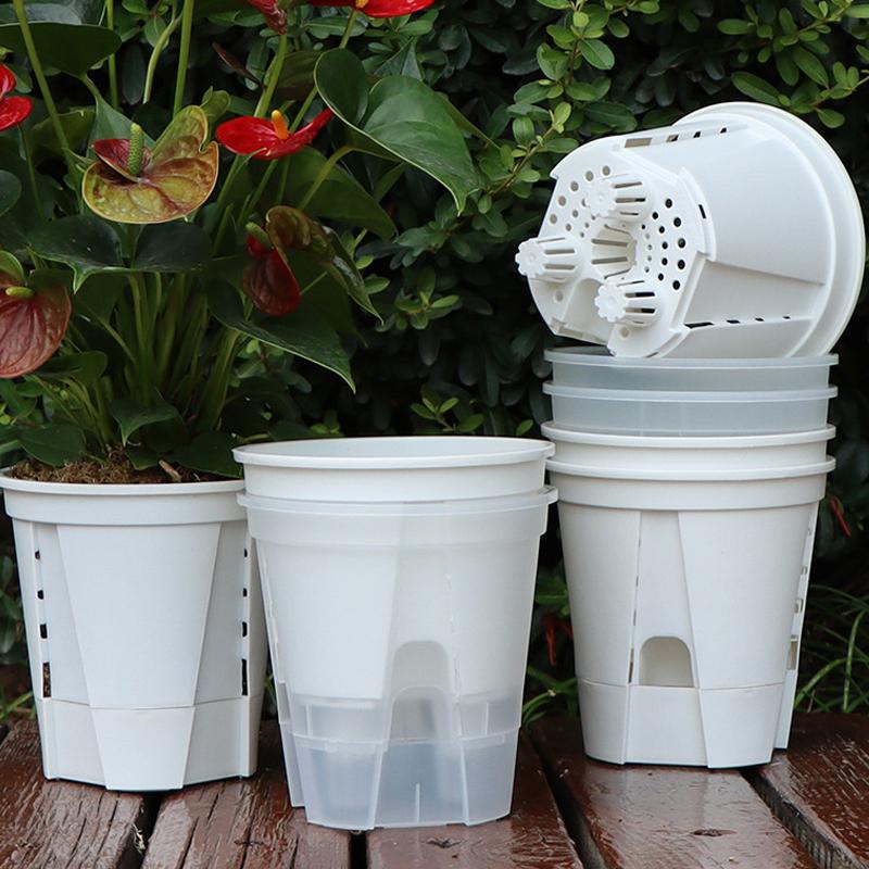 Water Storage Flowerpot Bonsai Basin Butterfly Orchid Breathable Hydroponic Pot Self Absorbing Basin Gardening Planting Tool
