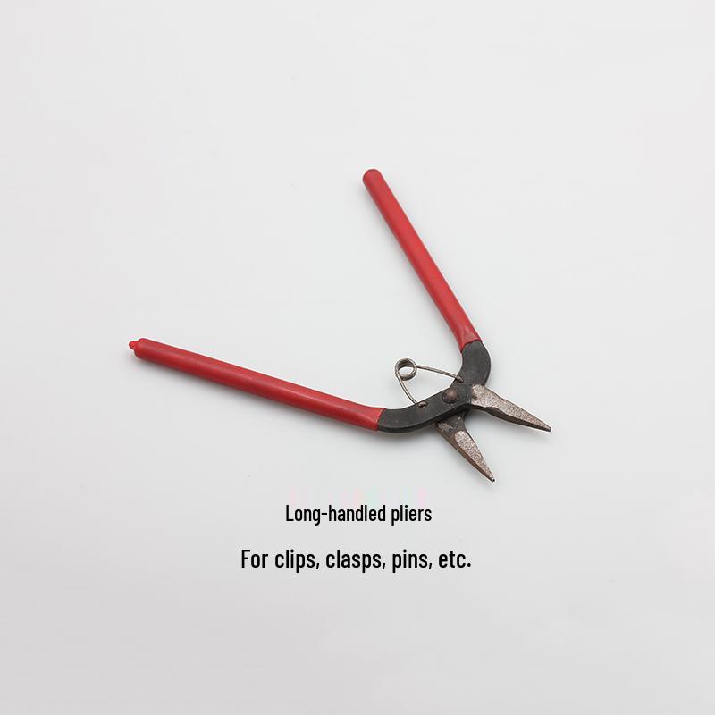 DIY Jewelry Making Tool Set: Chain Cutters, Needle Bending Pliers, Round Nose, Pointed Nose, Angled Nose, Cutting, and Hand Pliers.