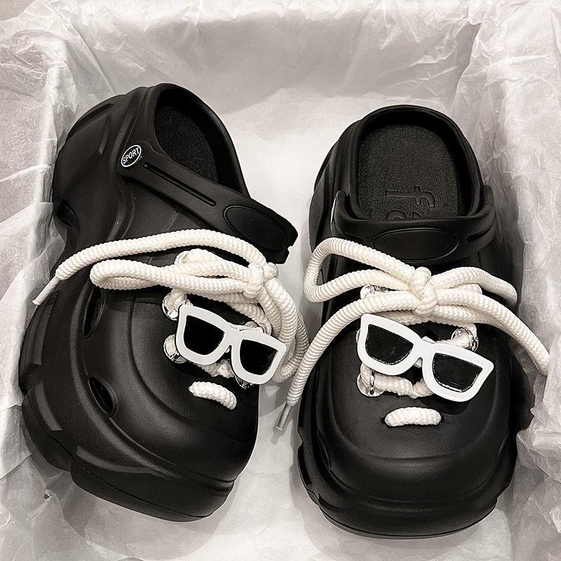 TUINANLE Women's Diy Clogs Slippers Woman Garden Shoes Beach Sandals Non Slip Summer High Quality Platform Slides Fashion