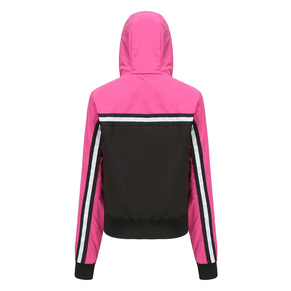 Women’s Jackets Drawstring Hooded Long Sleeve Windcheaters Zip Up Light Weight Trench Coat Windproof Outdoor Hiking Running Sports Outer Wear