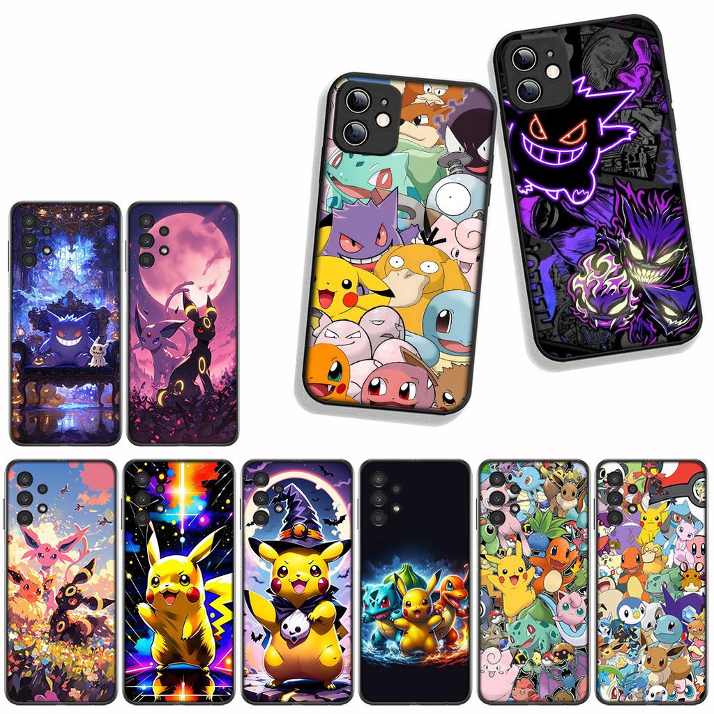 For Motorola Moto G04 G13 G14 G45 G22 G23 G20 G32 G34 G35 G64 G82 G84 G53 G60 E14 E15 E13 Case P-Pokemons GO P-Pikachus Gengar