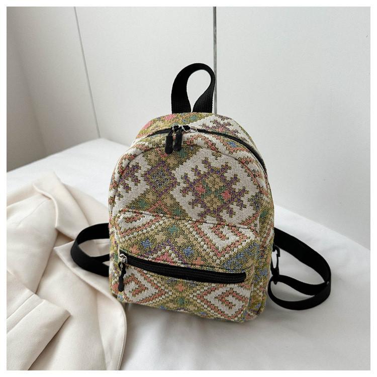 Unique Fashionable Canvas Backpack With Stunning Embroidery For Stylish Women In 2023