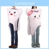 Teeth Halloween Cosplay Outfit Stage Performance Drama Costume Party Activity