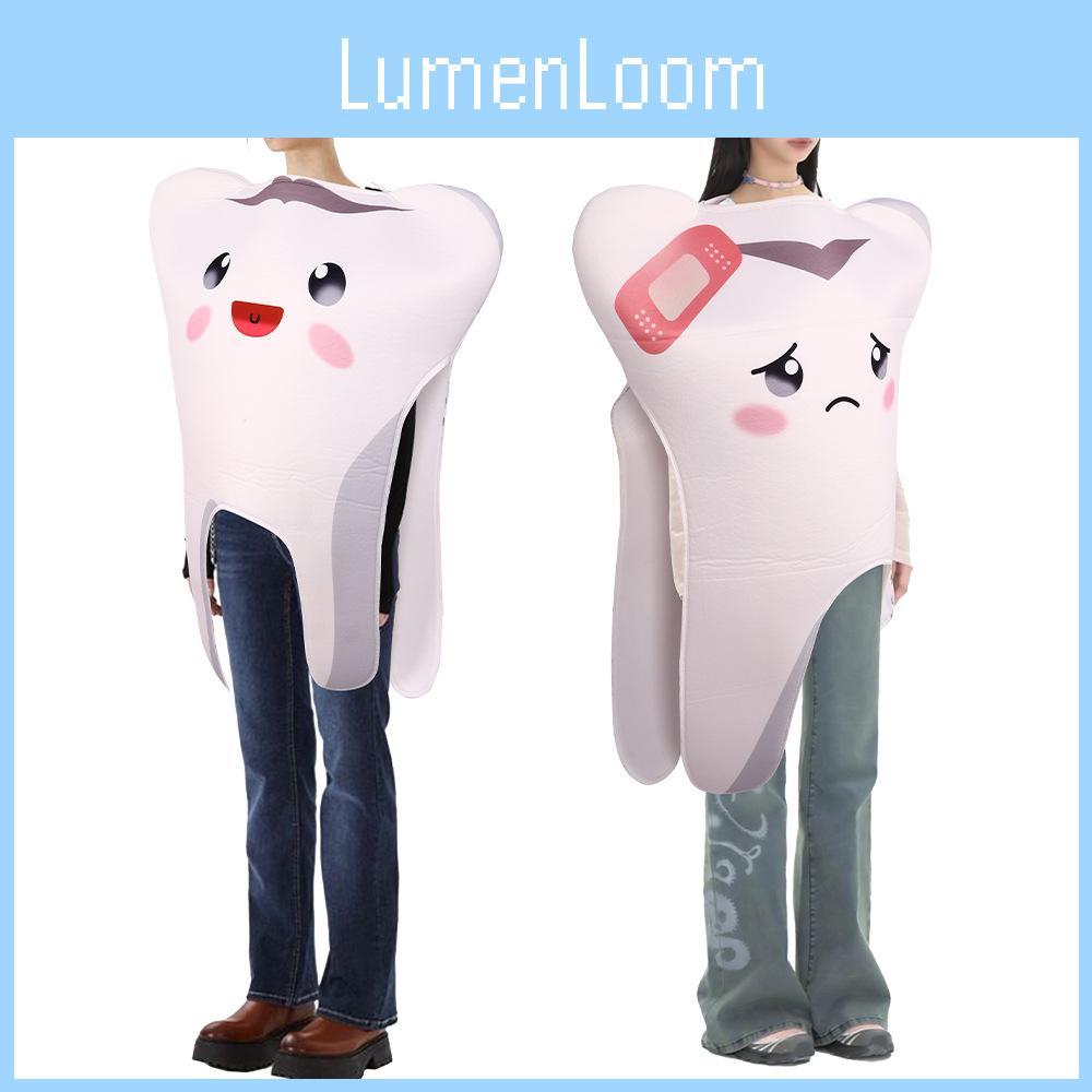Teeth Halloween Cosplay Outfit Stage Performance Drama Costume Party Activity