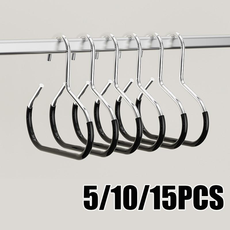 5/10/15 Pack Scarf Ring Hangers,Multi-functional Non-slip Hooks for Hanging Belt,Closet Organizer Accessory Holders for Ties Bag