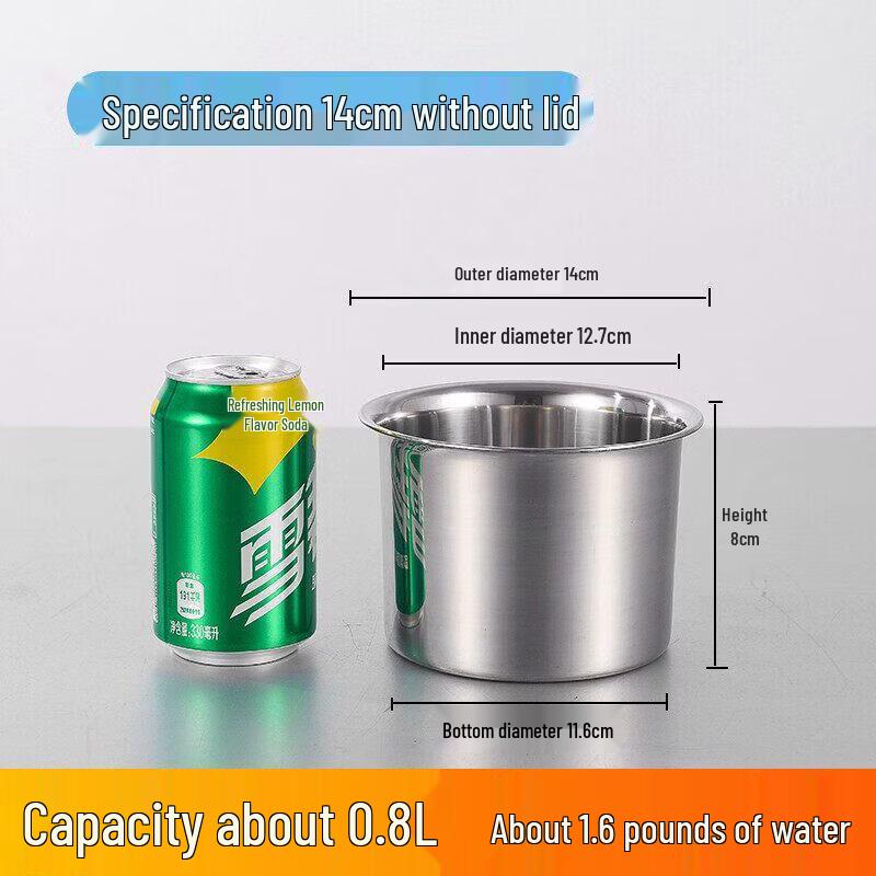 304 Stainless Steel Multipurpose Condiment Pot with Lid