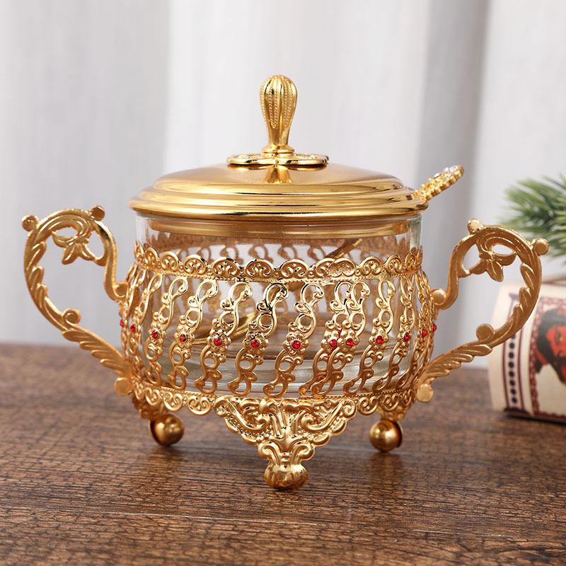 Полый Железный Стеклянный Банка для Специй Сахарница Консервная Банка для Специй Кухонный Контейнер для Специй Бутылка для Специй Банка для Хранения Коробка для Специй Органайзер