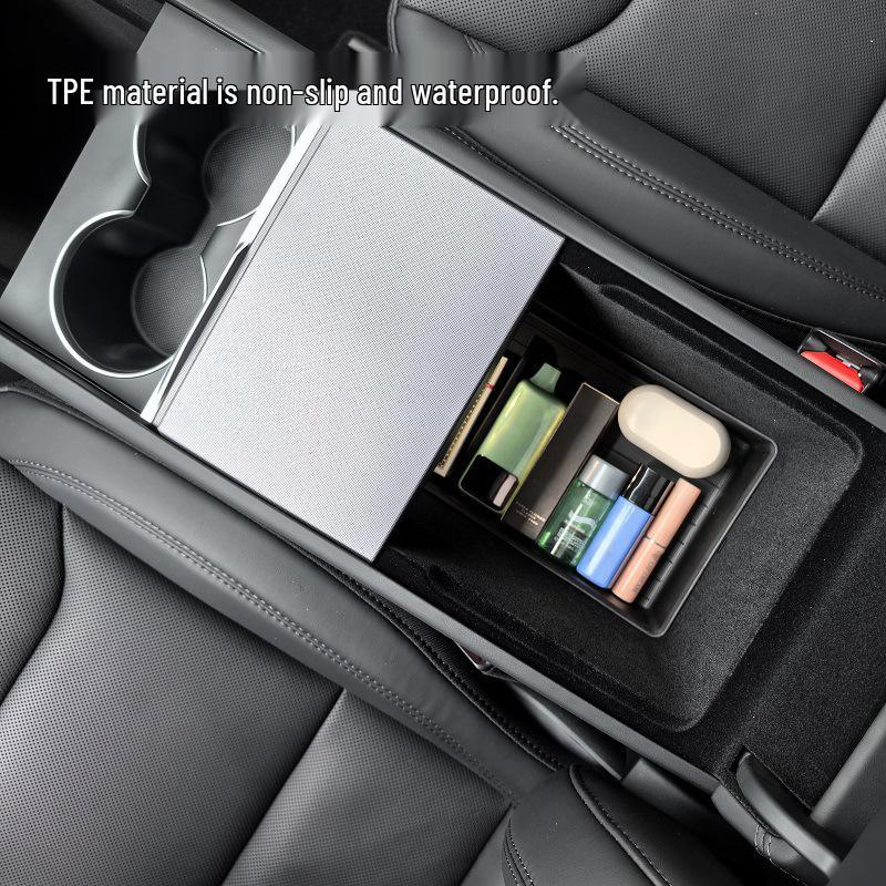 Upgraded Storage Organizer for Tesla Model Y Refresh Armrest Console