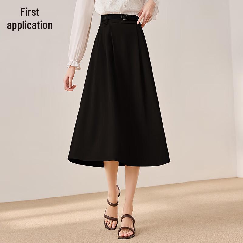 Women s Professional A-Line Midi Skirt L