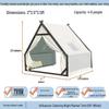 Three-Person Rainproof BBQ Dining Tent for Outdoors & Indoors