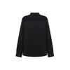 Emporio Armani Solid Color Single-Breasted Long Sleeve Shirt Men shirts Black 8N1CG11JUVZ0999