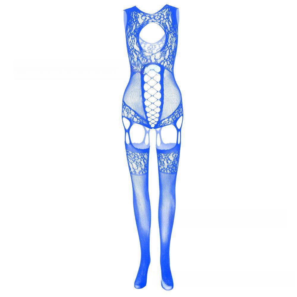 Sexy Hollow Fishnet See-through One-piece Lingerie Plus Size Open Net Lingerie Sexy for Women